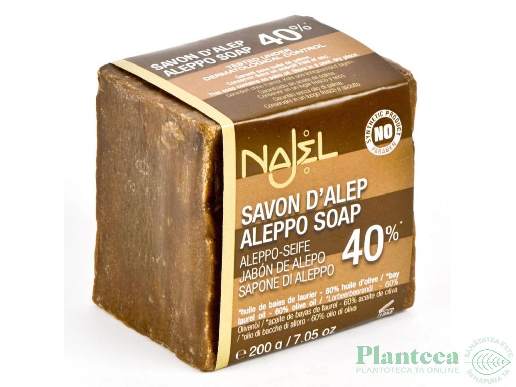 Sapun alep 40% clasic 200g - NAJEL BASIC