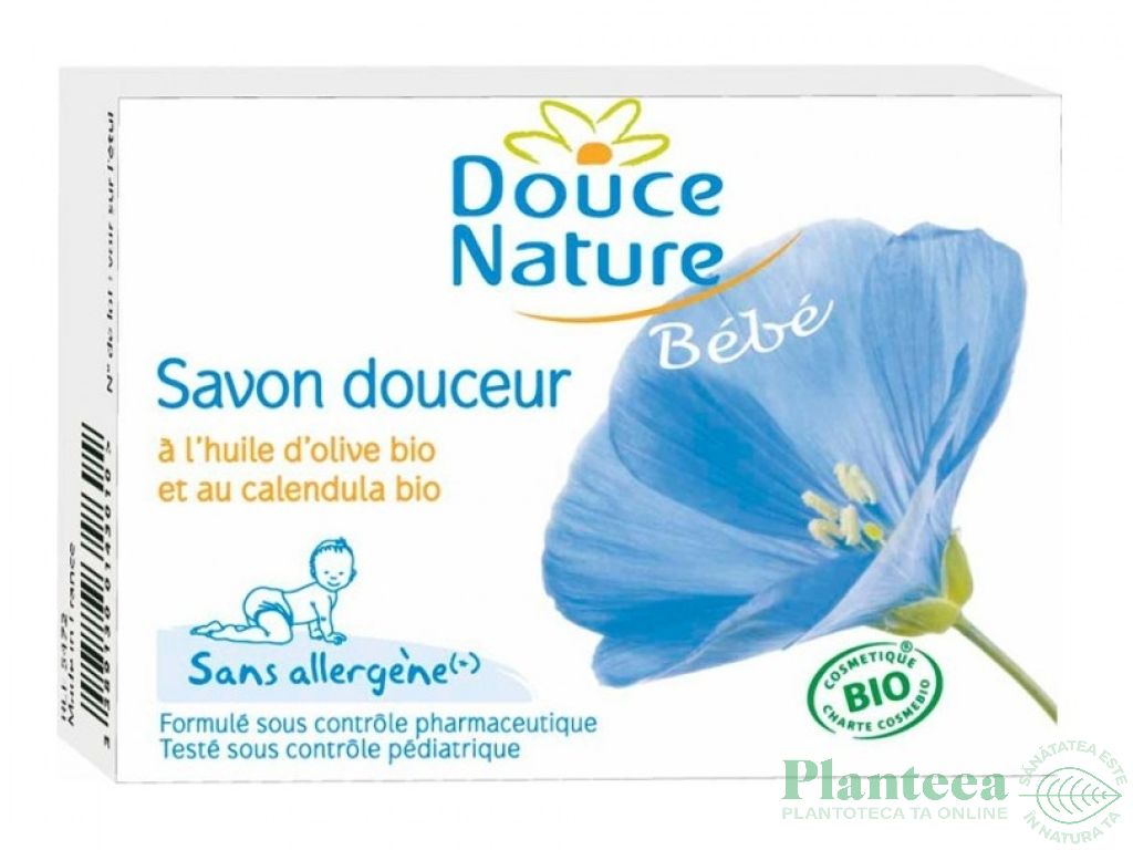 Sapun delicat musetel galbenele bebe 100g - DOUCE NATURE