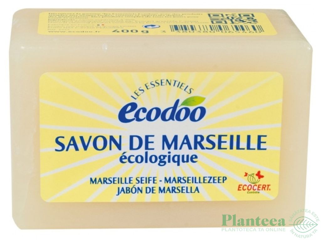 Sapun Marsilia alb 400g - ECODOO
