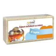 Sapun exfoliant miere lapte 150g - APILAND