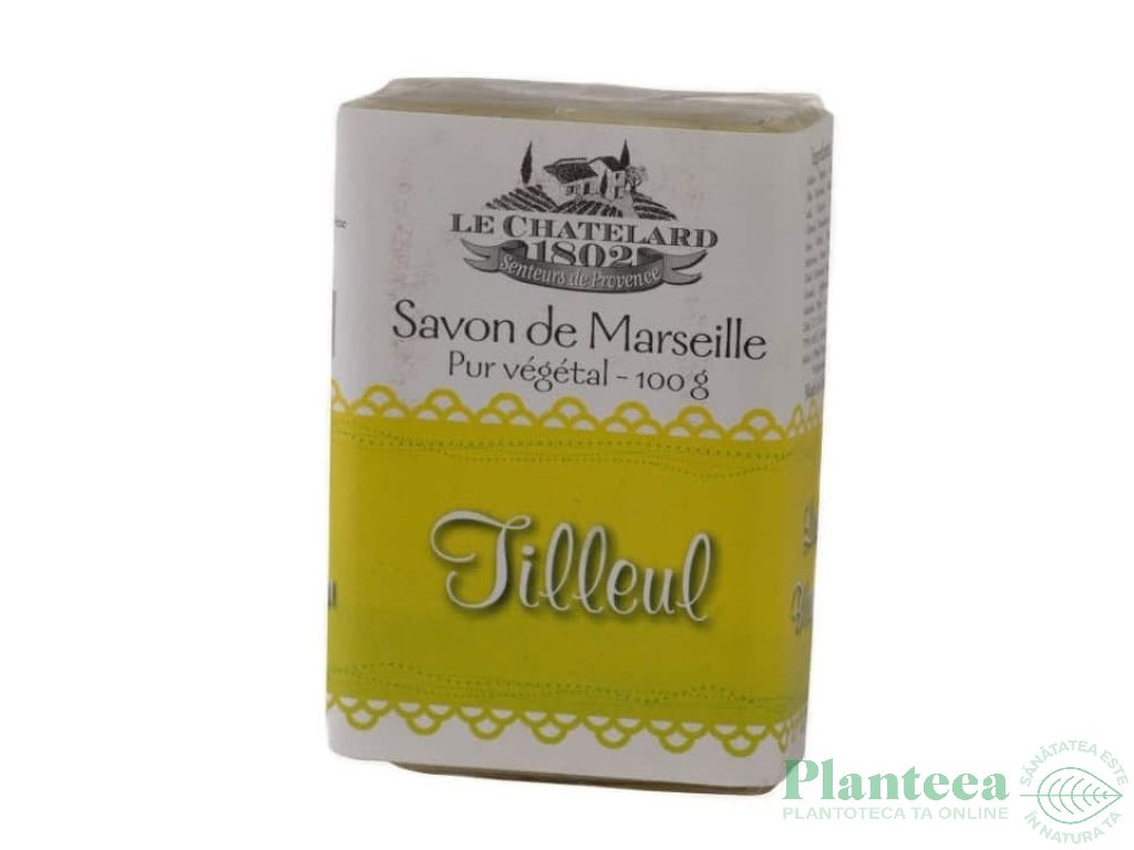 Sapun Marsilia flori tei 100g - LE CHATELARD 1802