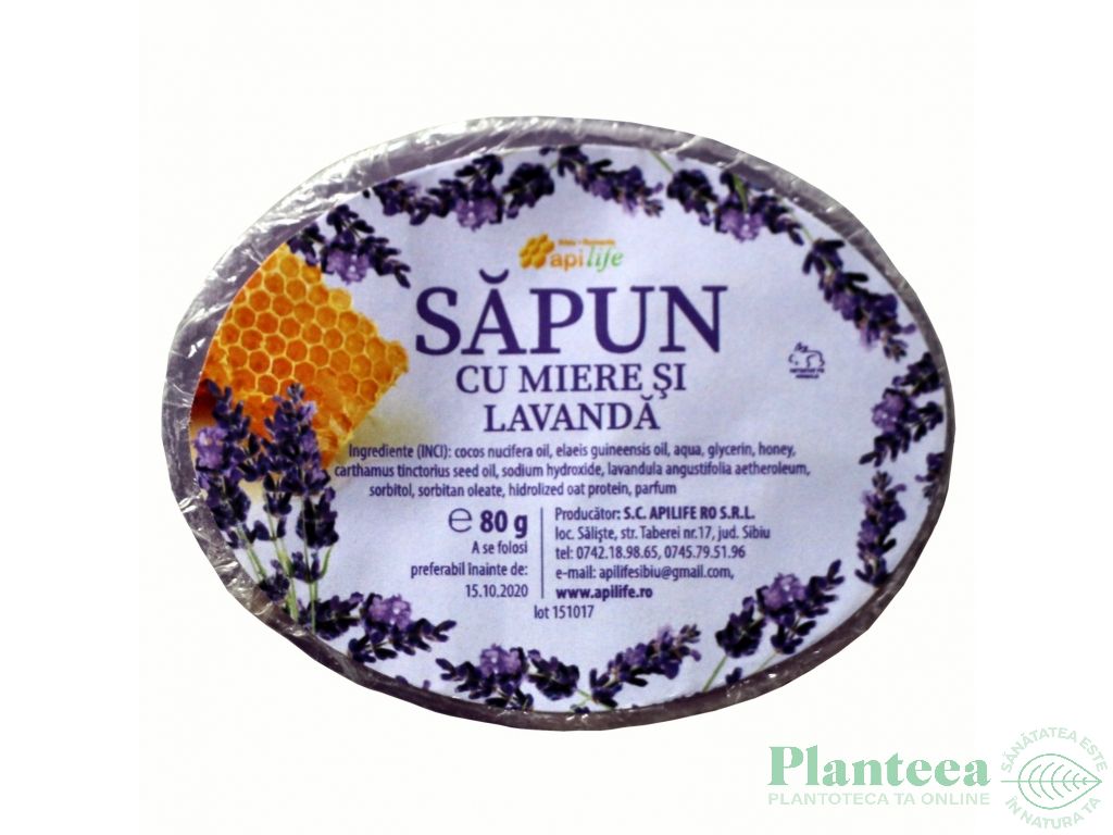 Sapun miere lavanda 80g - APILIFE