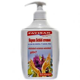 Sapun lichid cremos ulei masline 11plante 300ml - FAVISAN