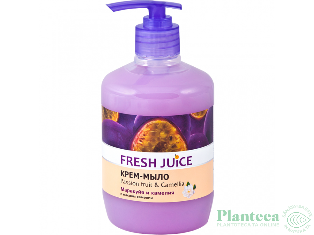 Sapun lichid cremos fructul pasiunii camellia 460ml - FRESH JUICE