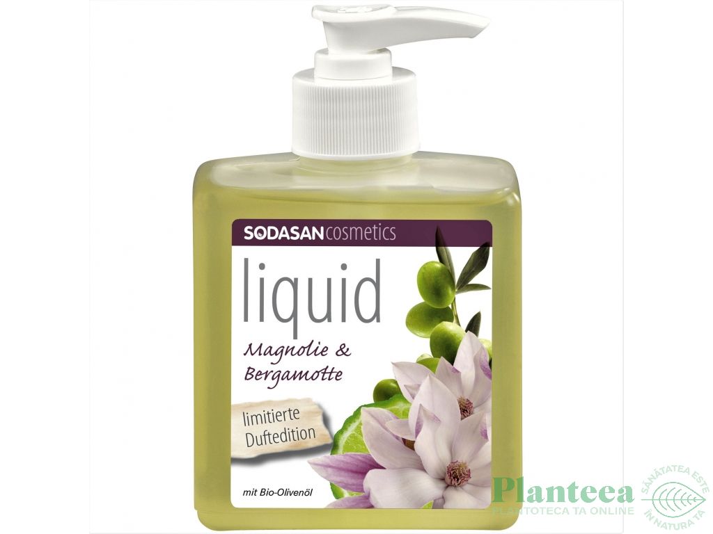 Sapun lichid magnolie bergamota 300ml - SODASAN