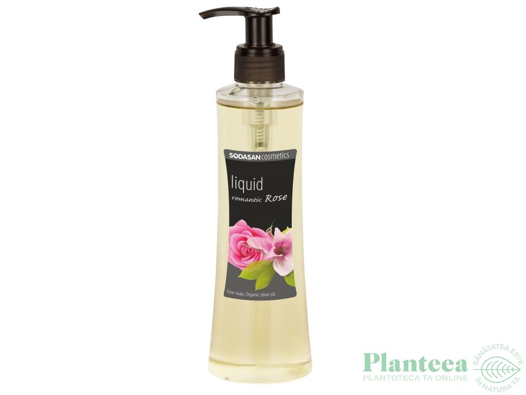 Sapun lichid trandafir romantic 250ml - SODASAN