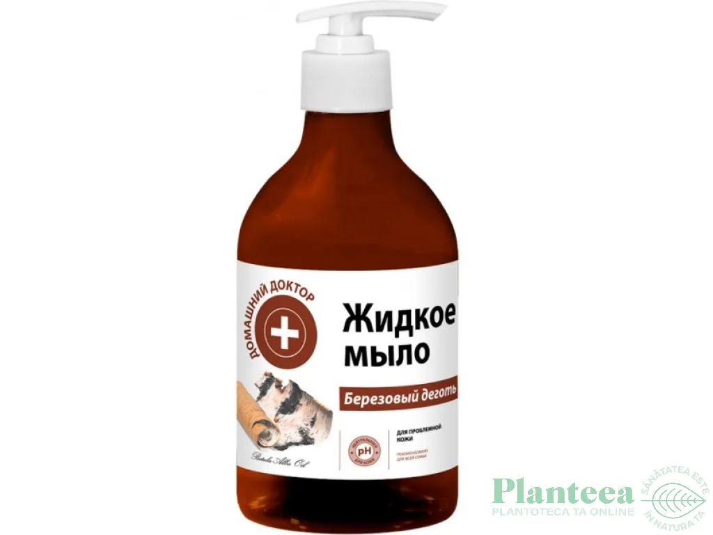 Sapun lichid gudron mesteacan 480ml - DR CASEI
