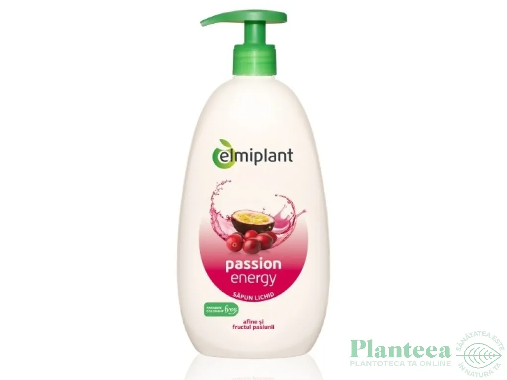 Sapun lichid maini merisoare fructul pasiunii 500ml - ELMIPLANT
