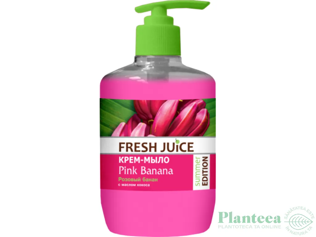 Sapun lichid cremos pink banana 460ml - FRESH JUICE