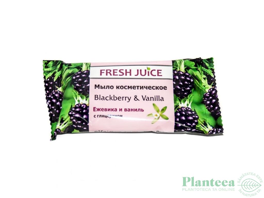 Sapun cosmetic mure vanilie glicerina 75g - FRESH JUICE