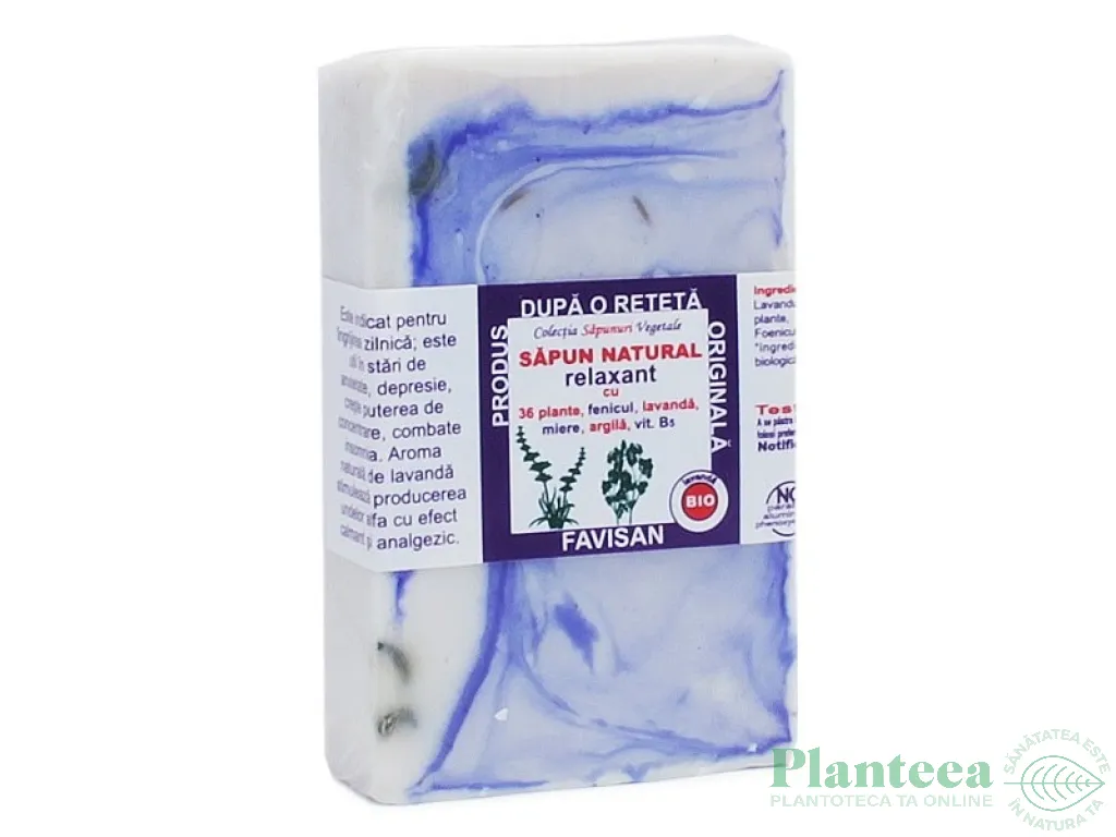 Sapun relaxant 36plante 80g - FAVISAN