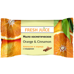 Sapun cosmetic portocale scortisoara glicerina argila alba 75g - FRESH JUICE