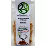 Saratele vegane integrale seminte 125g - BISCUITERIE