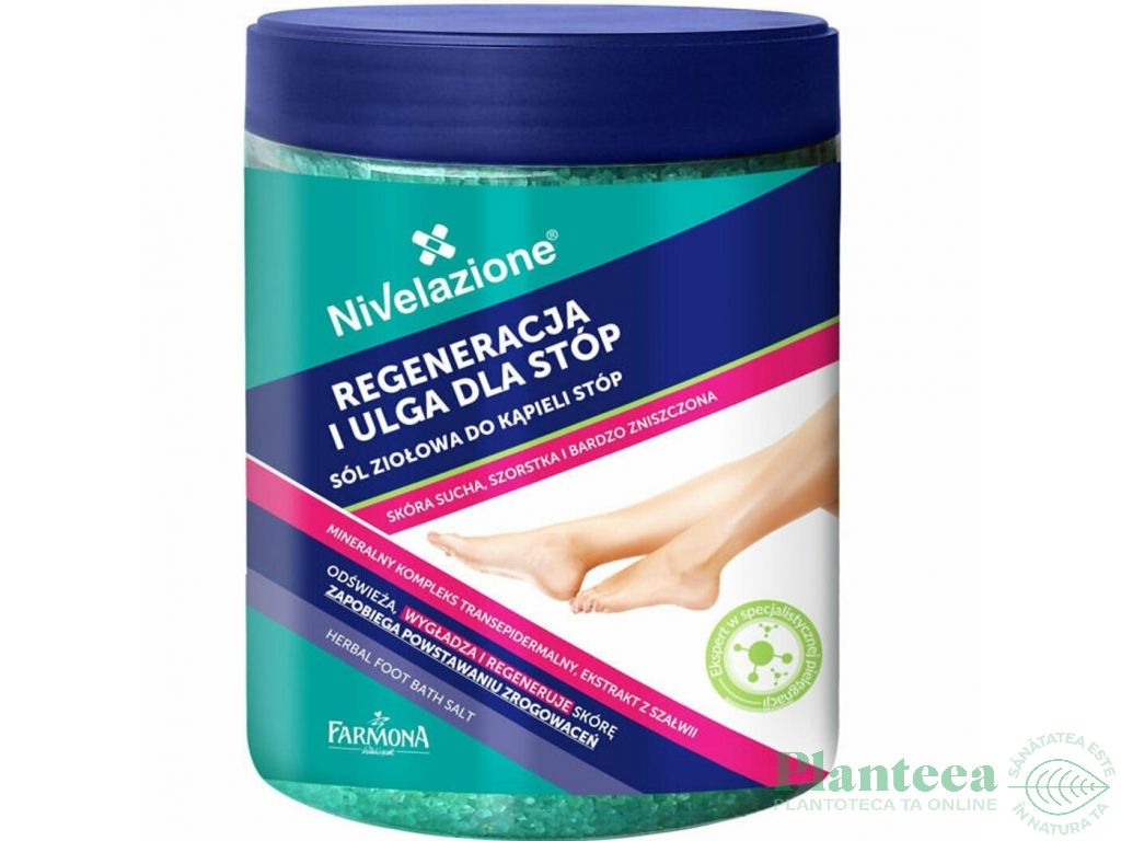 Sare baie plante picioare Nivelazione 600g - FARMONA