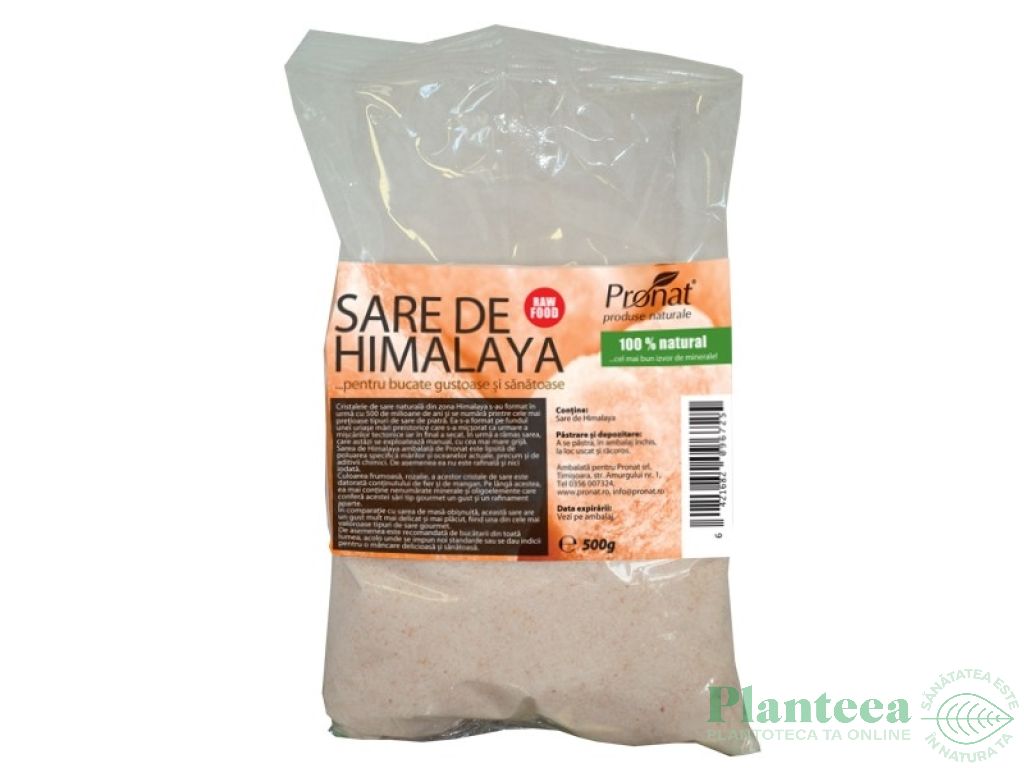 Sare roz fina Himalaya 500g - PRONAT