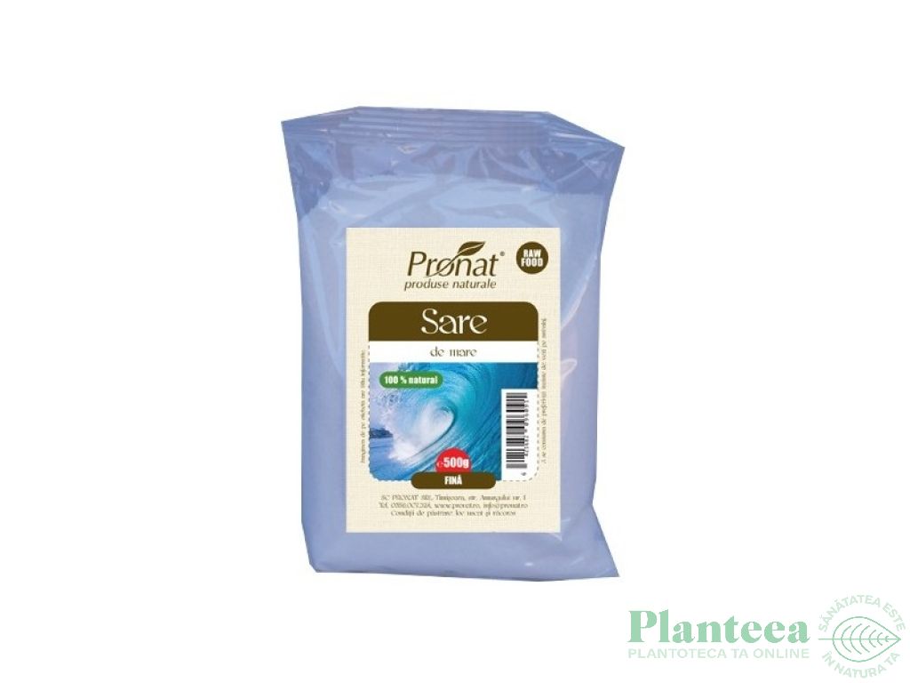 Sare mare fina 500g - PRONAT