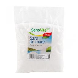 Sare mare fina iodata 1kg - SANOVITA