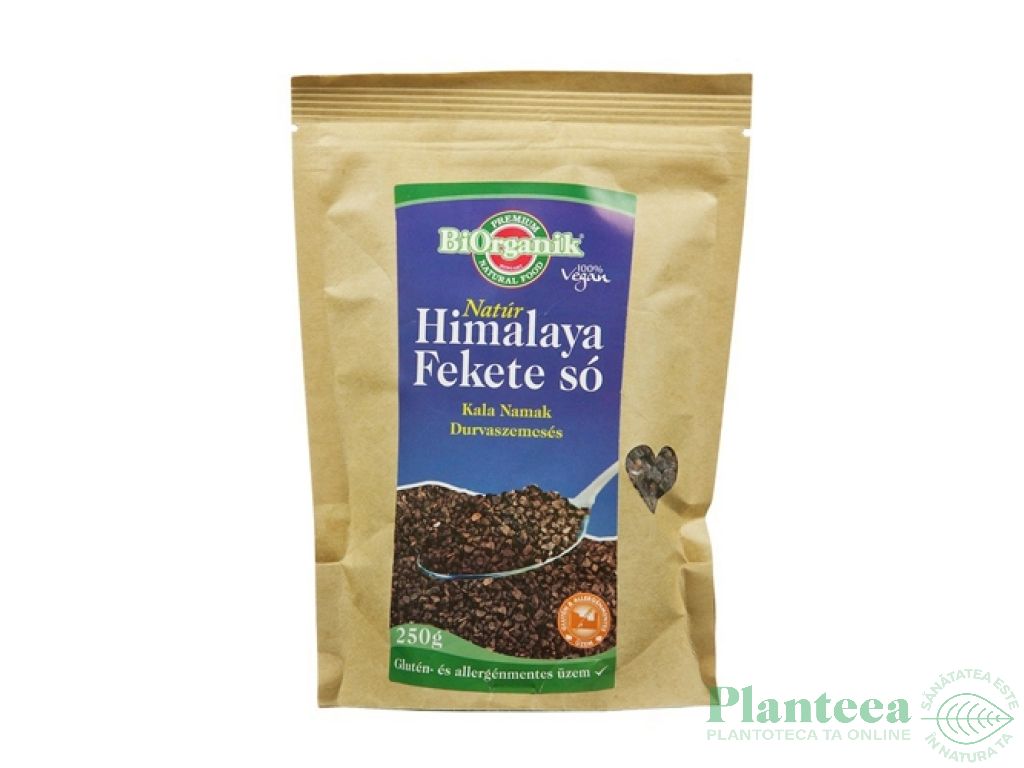 Sare neagra fina Himalaya 250g - BIORGANIK