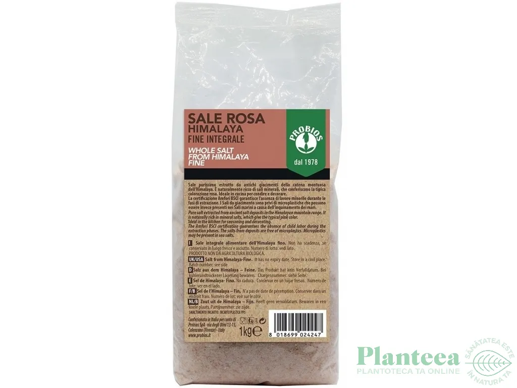 Sare roz fina Himalaya 1kg - PROBIOS