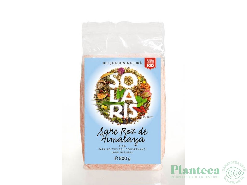 Sare roz fina Himalaya 500g - SOLARIS