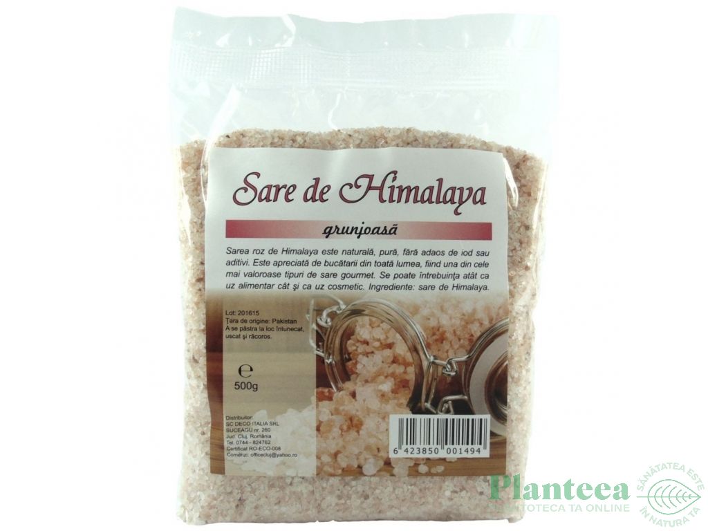 Sare roz grunjoasa Himalaya 500g - DECO ITALIA