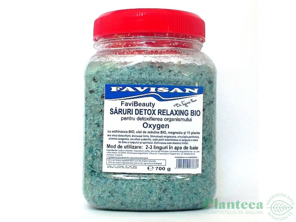 Saruri baie detox relaxing 700g - FAVISAN