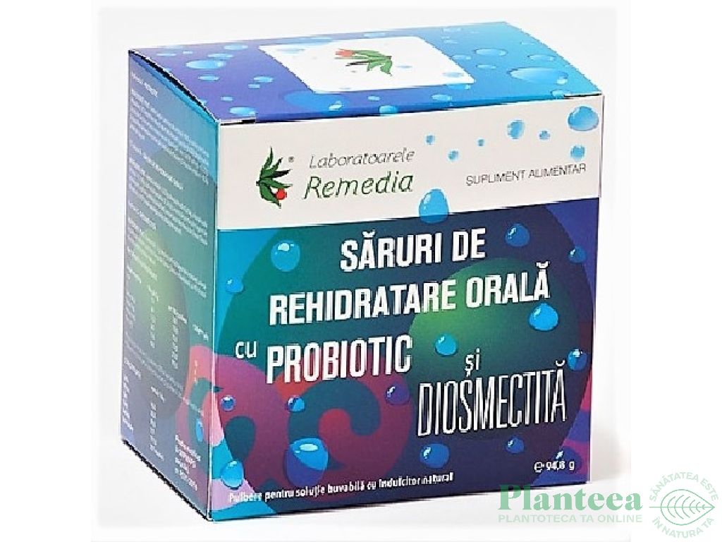 Saruri rehidratare probiotic diosmectita 24pl - REMEDIA