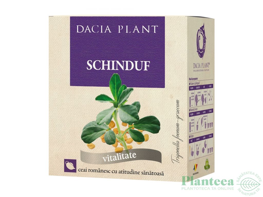 Ceai schinduf 100g - DACIA PLANT