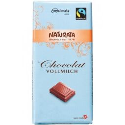 Ciocolata lapte integral eco 100g - NATURATA