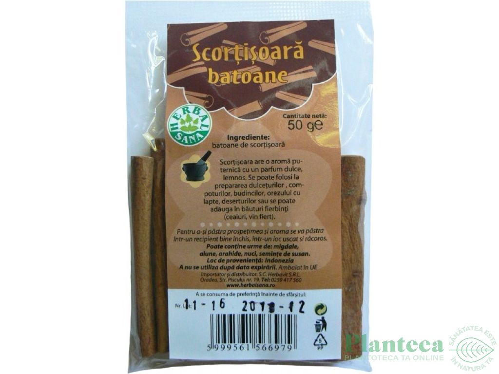 Condiment scortisoara batoane 50g - HERBAL SANA