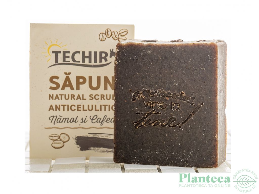 Sapun scrub anticelulitic cafea 120g - TECHIR