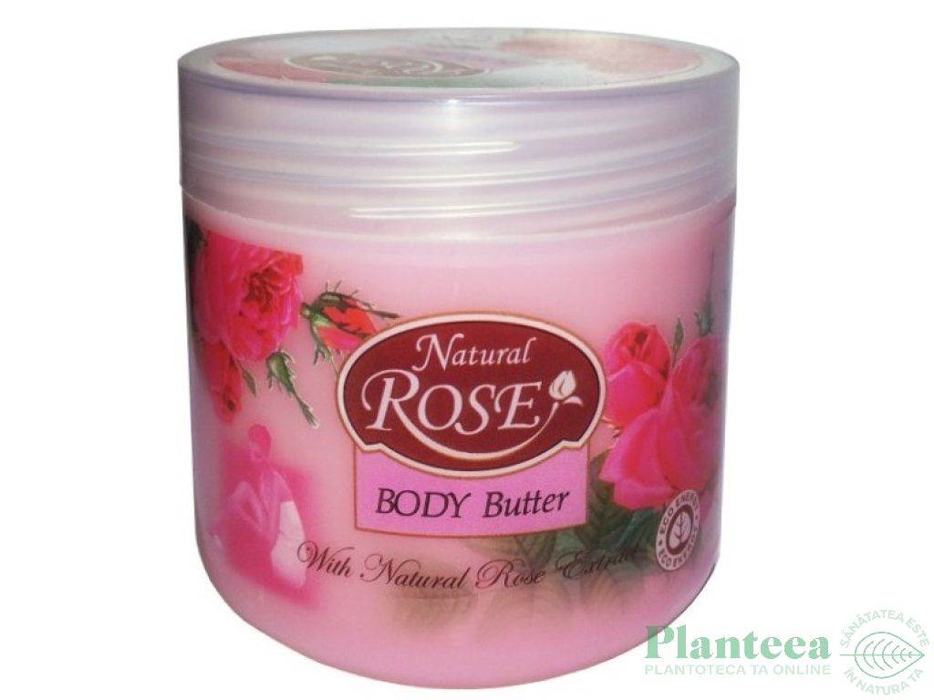 Crema corp trandafir 350ml - NATURAL ROSE