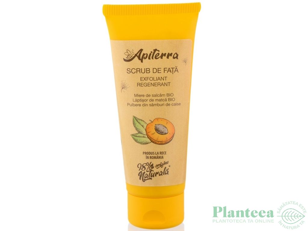 Scrub facial exfoliant regenerant 75ml - APITERRA