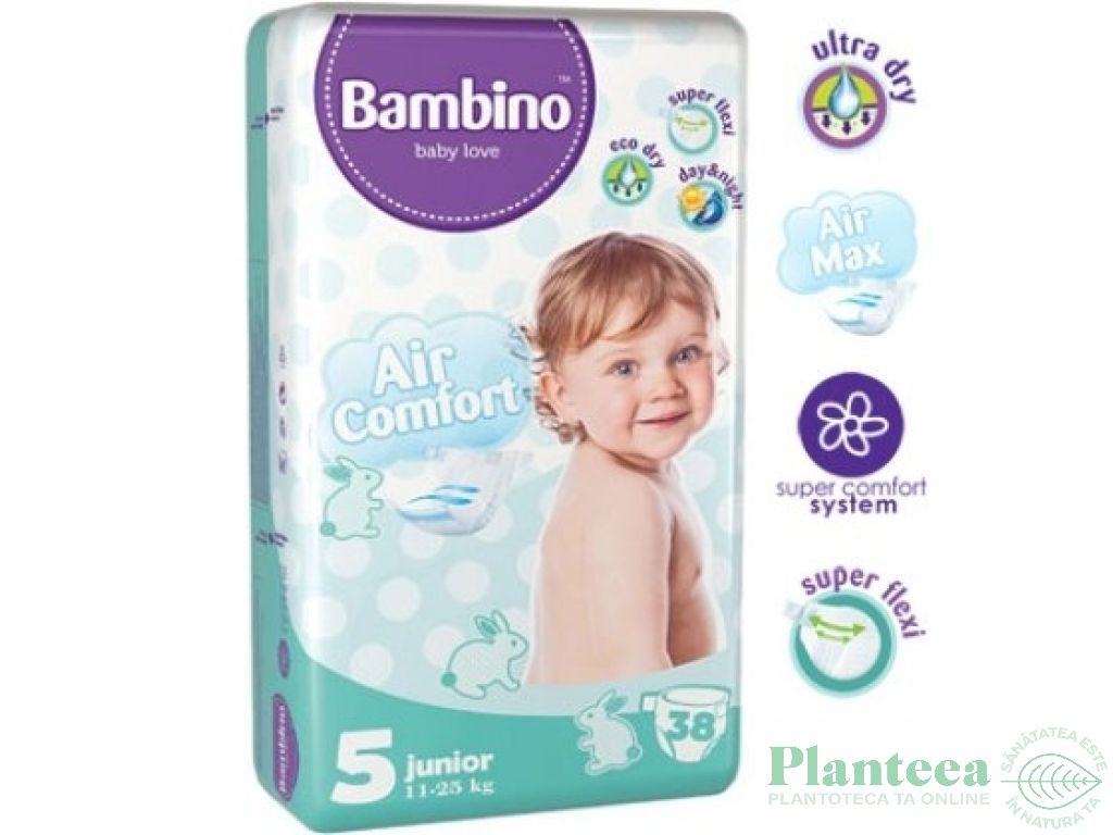 Scutece super comfort nr5 junior {11~25kg} 38b - BAMBINO