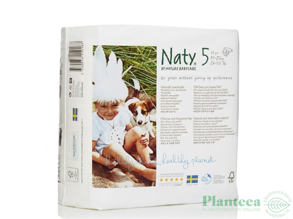 Scutece eco nr5 {11~25kg} 23b - NATY