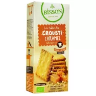 Biscuiti crocanti caramel eco 118g - BISSON