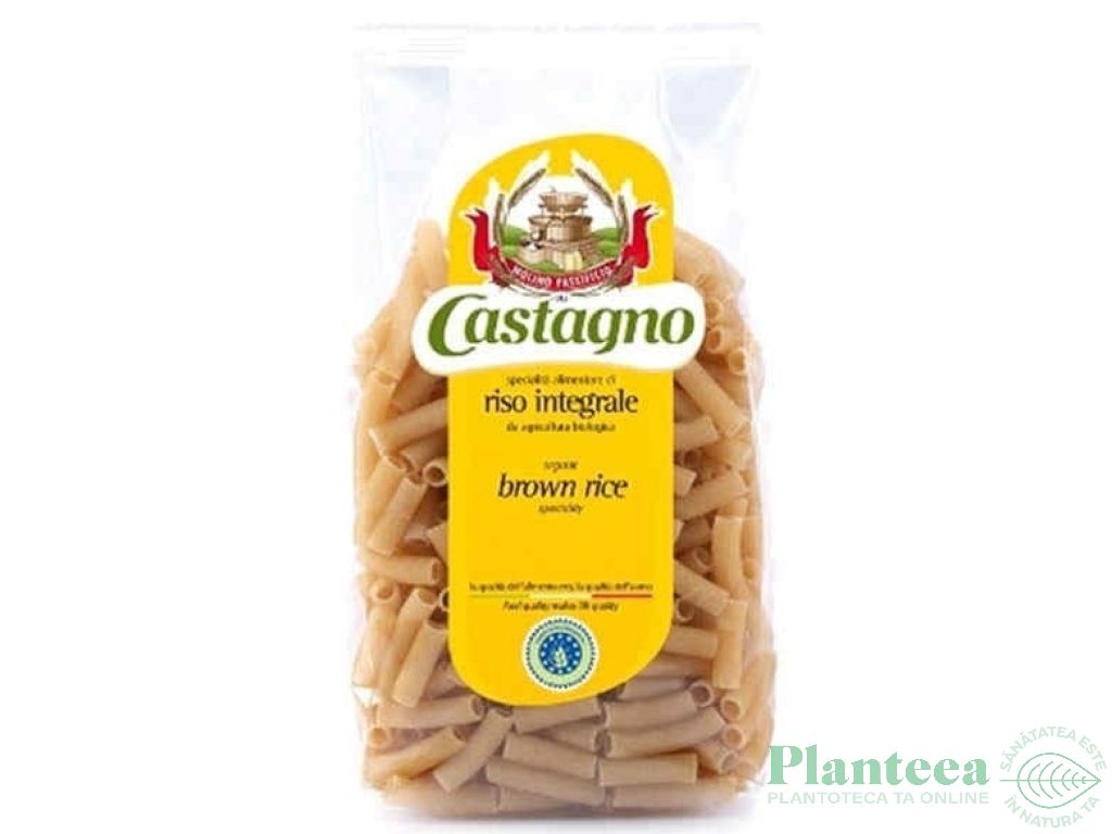 Paste macaroane orez integral 500g - CASTAGNO