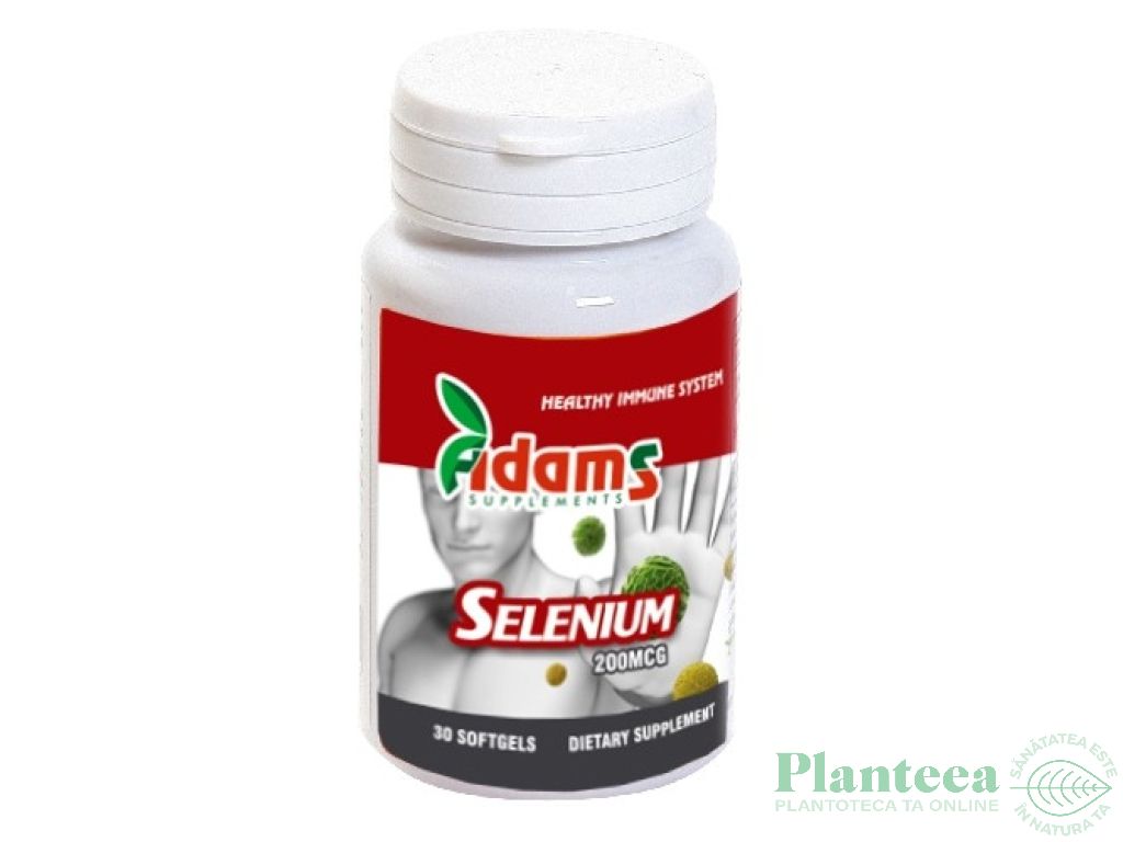 Seleniu 200mg 30cps - ADAMS