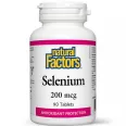 Seleniu 200mcg 90cp - NATURAL FACTORS