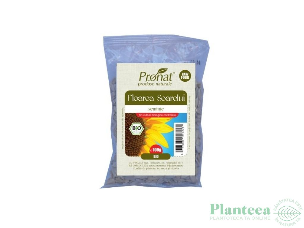 Seminte fl soarelui eco 100g - PRONAT