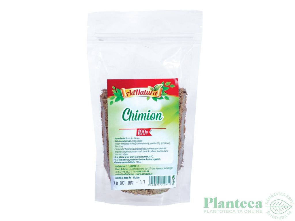 Condiment chimion seminte 100g - SANONATUR