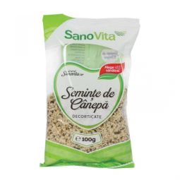 Seminte canepa decorticate 100g - SANOVITA