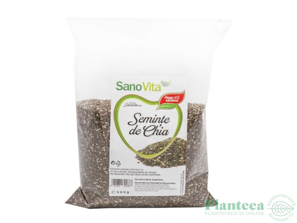 Seminte chia 500g - SANOVITA