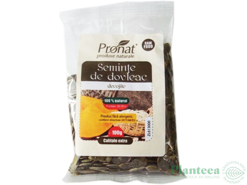 Seminte dovleac natur 100g - PRONAT