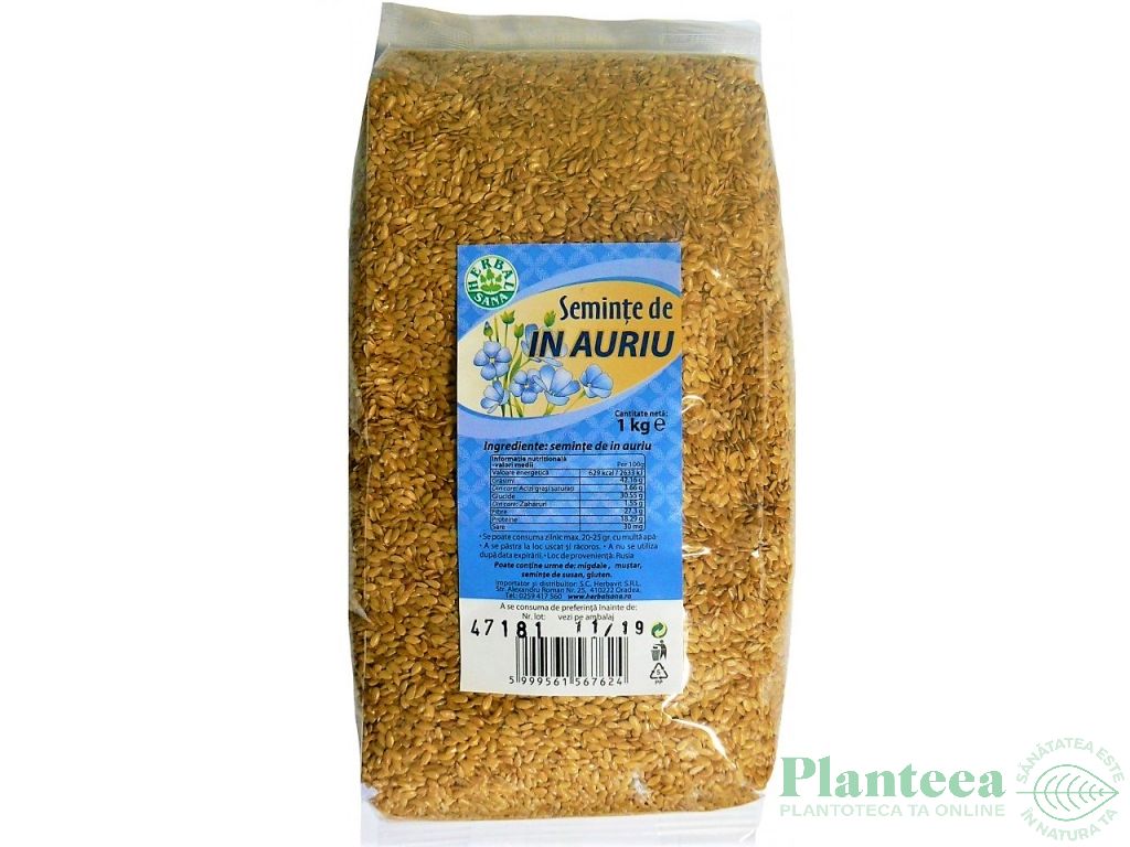 Seminte in auriu 1kg - HERBAL SANA