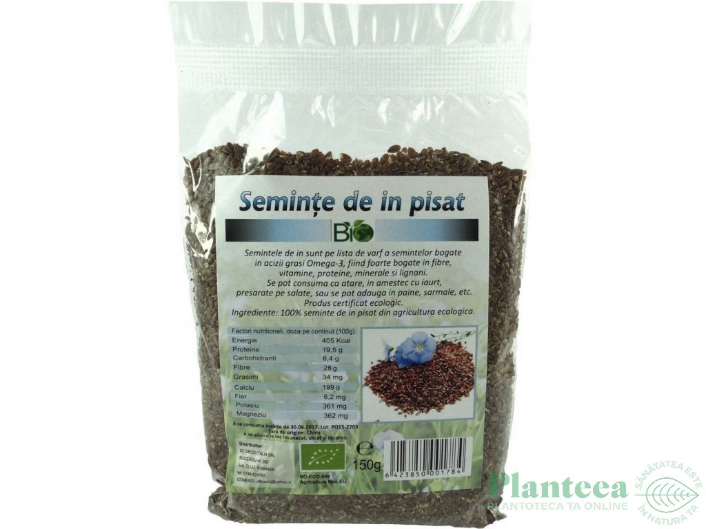 Seminte in pisat eco 150g - DECO ITALIA