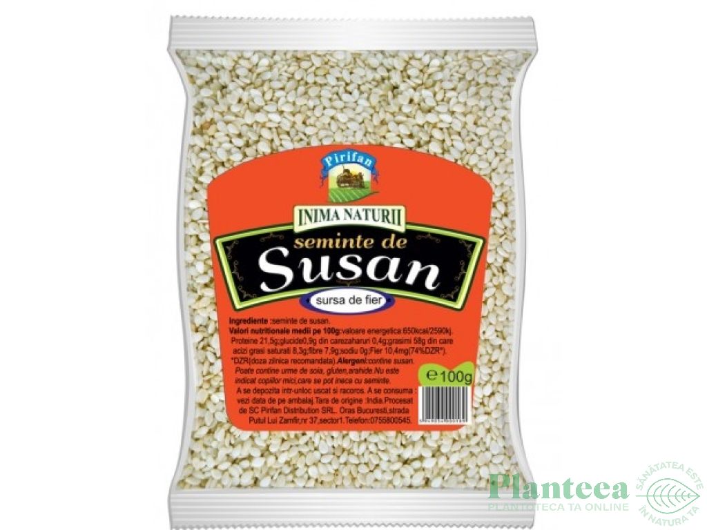 Seminte susan decorticat 100g - PIRIFAN