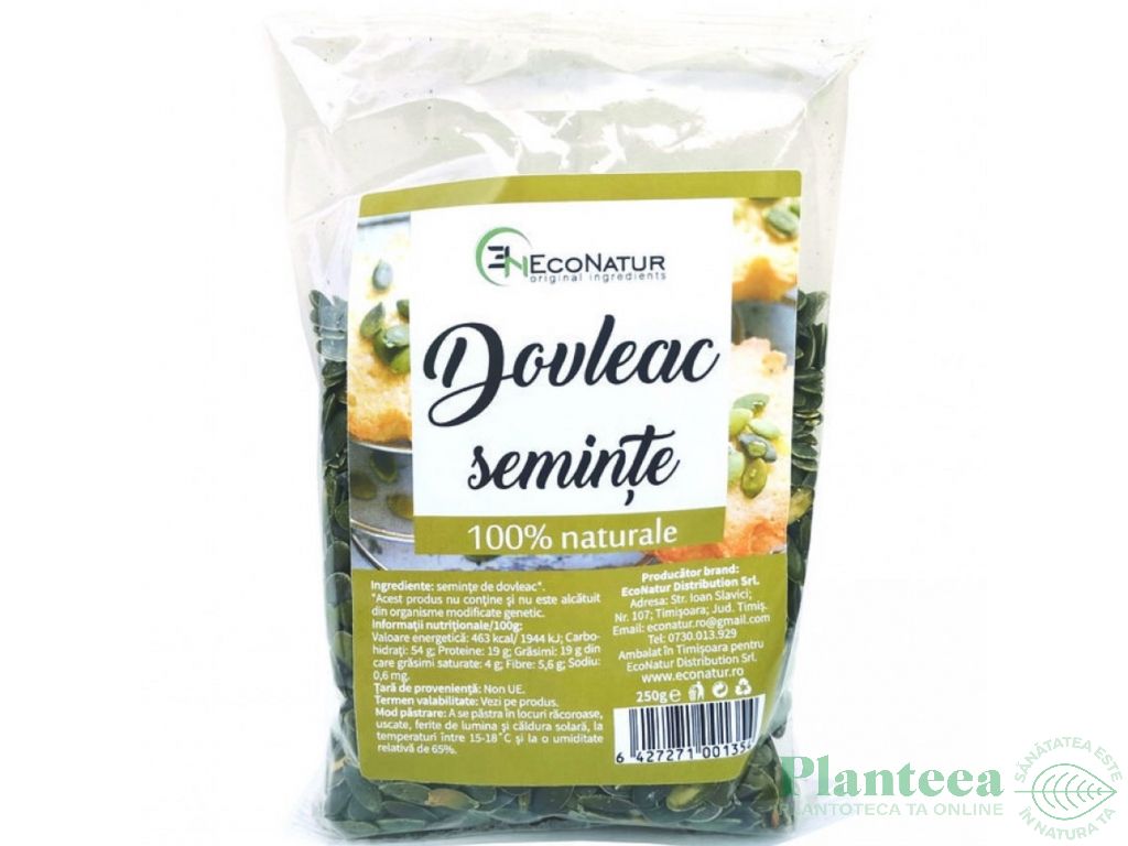 Seminte dovleac 250g - ECONATUR