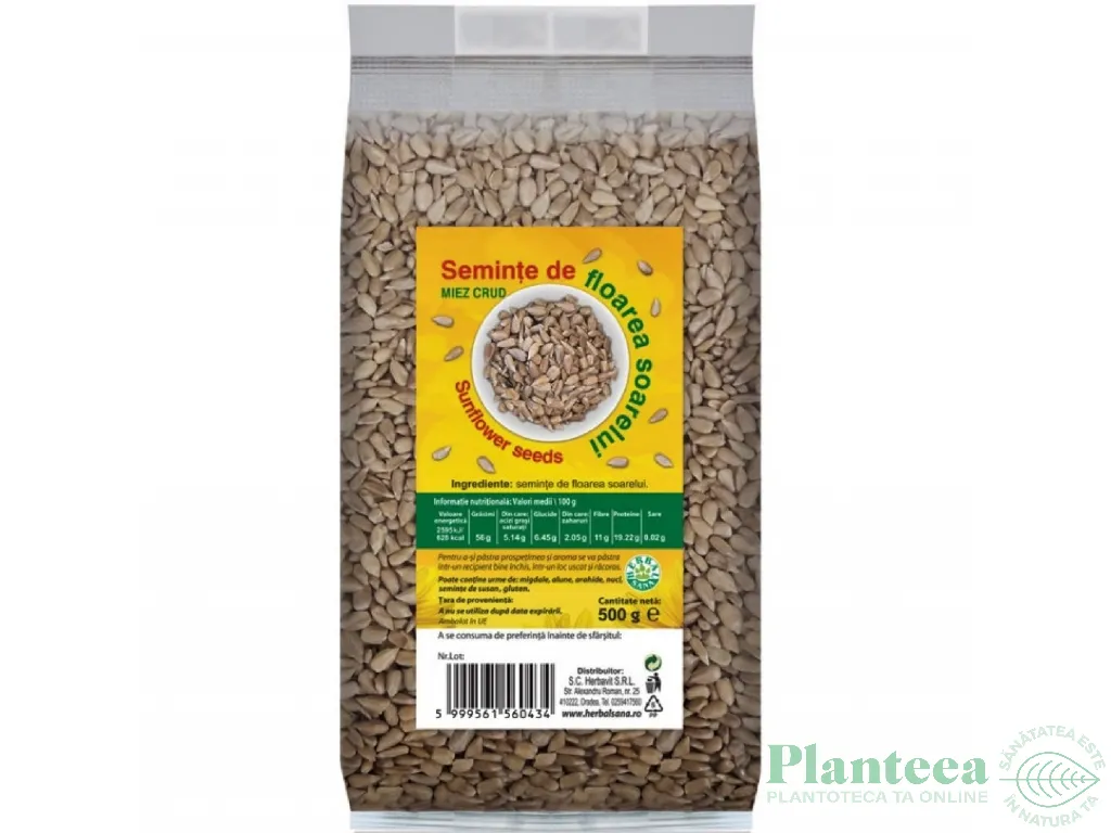 Seminte fl soarelui 500g - HERBAL SANA
