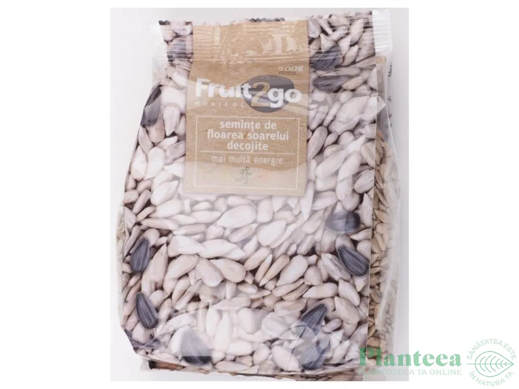 Seminte floarea soarelui crude decojite 500g - FRUIT2GO